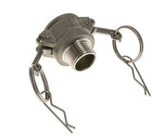 Camlock DN 20 (3/4'') Stainless Steel Coupling 3/4'' Male NPT Thread Type B MIL-C-27487