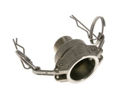 Camlock DN 20 (3/4'') Stainless Steel Coupling 3/4'' Male NPT Thread Type B MIL-C-27487