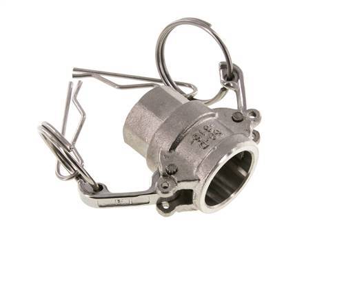 Camlock DN 15 (1/2'') Stainless Steel Coupling 1/2'' Female NPT Thread Type D MIL-C-27487