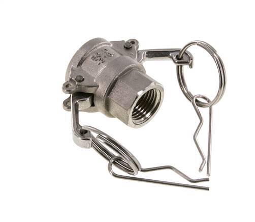 Camlock DN 15 (1/2'') Stainless Steel Coupling 1/2'' Female NPT Thread Type D MIL-C-27487