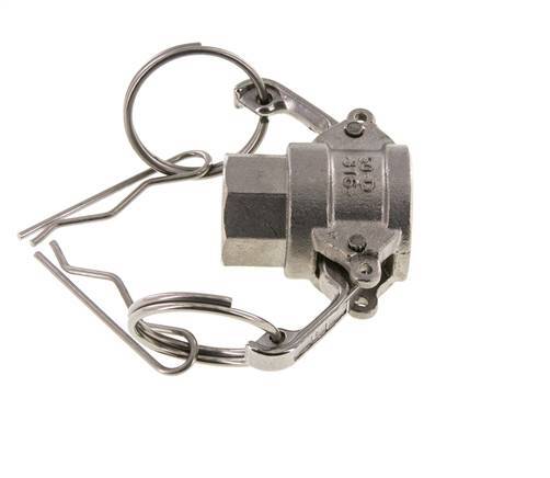 Camlock DN 15 (1/2'') Stainless Steel Coupling 1/2'' Female NPT Thread Type D MIL-C-27487