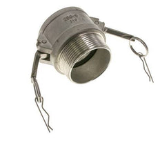 Camlock DN 60 (2 1/2'') Stainless Steel Coupling 2 1/2'' Male NPT Thread Type B MIL-C-27487