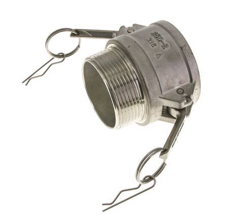 Camlock DN 60 (2 1/2'') Stainless Steel Coupling 2 1/2'' Male NPT Thread Type B MIL-C-27487