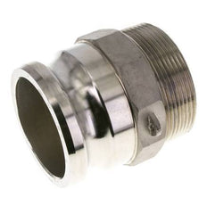 Camlock DN 75 (3'') Stainless Steel Coupling 3'' Male NPT Thread Type F MIL-C-27487