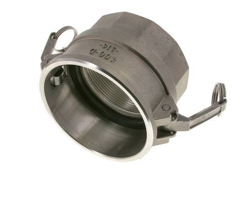 Camlock DN 90 (4'') Stainless Steel Coupling 4'' Female NPT Thread Type D MIL-C-27487