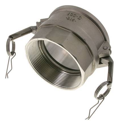 Camlock DN 90 (4'') Stainless Steel Coupling 4'' Female NPT Thread Type D MIL-C-27487