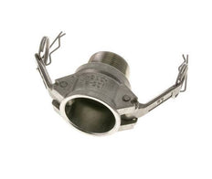 Camlock DN 32 (1 1/4'') Stainless Steel Coupling 1 1/4'' Male NPT Thread Type B MIL-C-27487