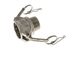 Camlock DN 32 (1 1/4'') Stainless Steel Coupling 1 1/4'' Male NPT Thread Type B MIL-C-27487