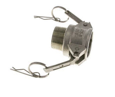 Camlock DN 32 (1 1/4'') Stainless Steel Coupling 1 1/4'' Male NPT Thread Type B MIL-C-27487