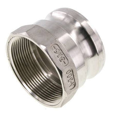 Camlock DN 75 (3'') Stainless Steel Coupling 3'' Female NPT Thread Type A MIL-C-27487