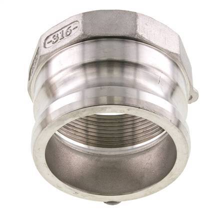 Camlock DN 75 (3'') Stainless Steel Coupling 3'' Female NPT Thread Type A MIL-C-27487