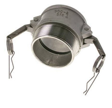 Camlock DN 75 (3'') Stainless Steel Coupling 3'' Male NPT Thread Type B MIL-C-27487