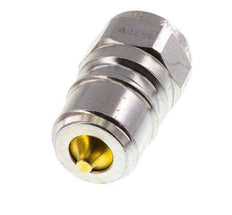 Steel DN 10 Coupling For Washing Machine Plug G 3/8 inch Male Threads Double Shut-Off