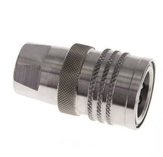 Stainless Steel DN 10 Coupling For Washing Machine Socket G 3/8 inch Male Threads Double Shut-Off