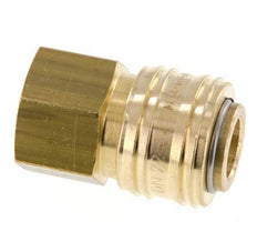 Brass DN 7.2 (Euro) Air Coupling Socket G 1/2 inch Female FKM