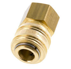 Brass DN 7.2 (Euro) Air Coupling Socket G 1/2 inch Female FKM