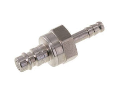Stainless Steel DN 7.2 (Euro) Air Coupling Plug 6 mm Hose Pillar Double Shut-Off
