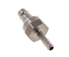 Stainless Steel DN 7.2 (Euro) Air Coupling Plug 6 mm Hose Pillar Double Shut-Off