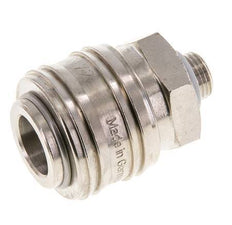 Nickel-plated Brass DN 7.2 (Euro) Air Coupling Socket G 1/8 inch Male FKM