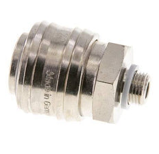 Nickel-plated Brass DN 7.2 (Euro) Air Coupling Socket G 1/8 inch Male FKM