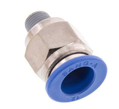 12mm x R1/8'' Push-in Fitting with Male Threads Brass/PA 66 NBR [2 Pieces]