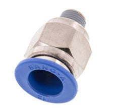 12mm x R1/8'' Push-in Fitting with Male Threads Brass/PA 66 NBR [2 Pieces]