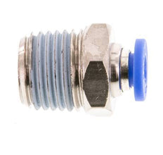 4mm x R1/4'' Push-in Fitting with Male Threads Brass/PA 66 NBR [5 Pieces]