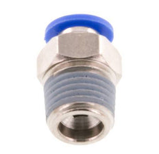 6mm x R1/4'' Push-in Fitting with Male Threads Brass/PA 66 NBR [5 Pieces]