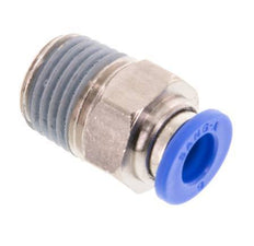 6mm x R1/4'' Push-in Fitting with Male Threads Brass/PA 66 NBR [5 Pieces]