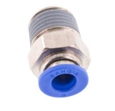 6mm x R1/4'' Push-in Fitting with Male Threads Brass/PA 66 NBR [5 Pieces]