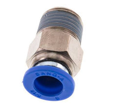 8mm x R1/4'' Push-in Fitting with Male Threads Brass/PA 66 NBR [5 Pieces]