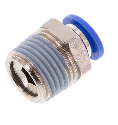 10mm x R1/2'' Push-in Fitting with Male Threads Brass/PA 66 NBR [2 Pieces]