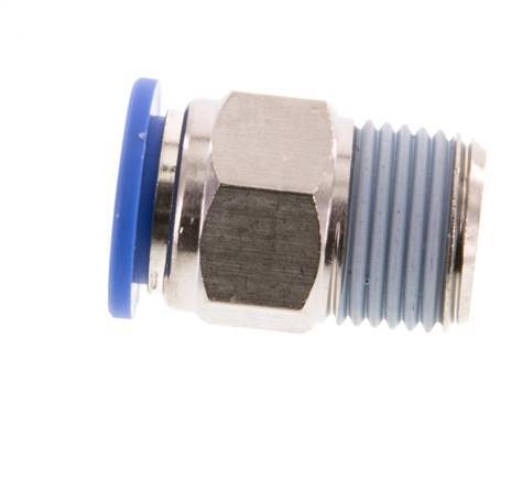 14mm x R1/2'' Push-in Fitting with Male Threads Brass/PA 66 NBR