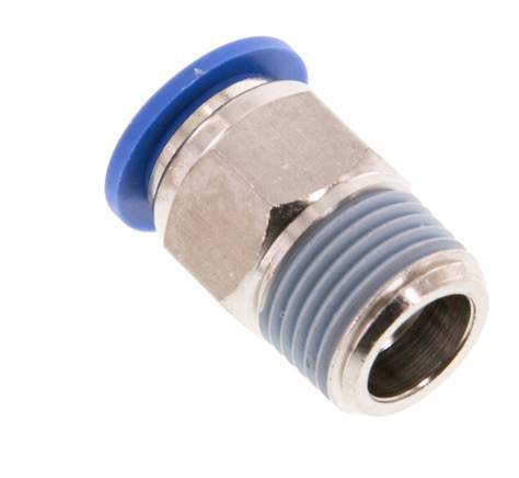 14mm x R1/2'' Push-in Fitting with Male Threads Brass/PA 66 NBR