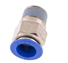 16mm x R1/2'' Push-in Fitting with Male Threads Brass/PA 66 NBR