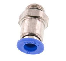 6mm x G1/8'' Push-in Fitting with Male Threads Brass/PA 66 NBR [5 Pieces]