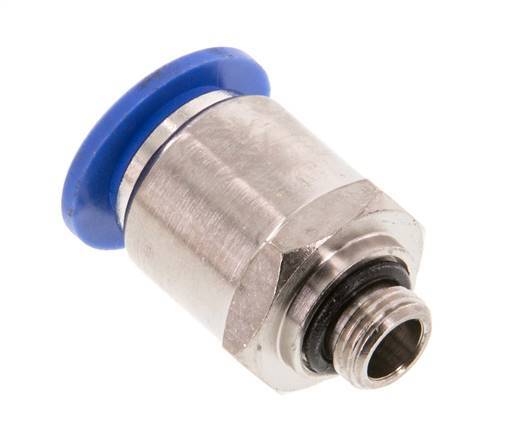 12mm x G1/8'' Push-in Fitting with Male Threads Brass/PA 66 NBR [2 Pieces]