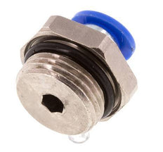 6mm x G3/8'' Push-in Fitting with Male Threads Brass/PA 66 NBR [5 Pieces]