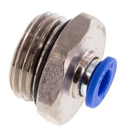 6mm x G1/2'' Push-in Fitting with Male Threads Brass/PA 66 NBR [2 Pieces]