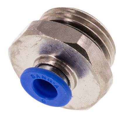 6mm x G1/2'' Push-in Fitting with Male Threads Brass/PA 66 NBR [2 Pieces]