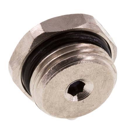 6mm x G1/2'' Push-in Fitting with Male Threads Brass/PA 66 NBR [2 Pieces]