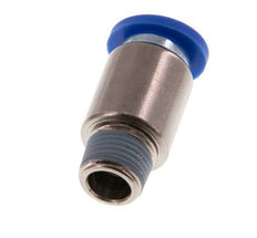 8mm x R1/8'' Push-in Fitting with Male Threads Brass/PA 66 NBR Inner Hexagon [5 Pieces]
