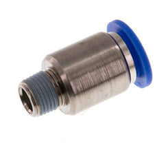 10mm x R1/8'' Push-in Fitting with Male Threads Brass/PA 66 NBR Inner Hexagon [2 Pieces]