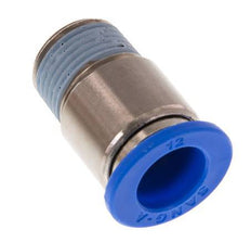 12mm x R3/8'' Push-in Fitting with Male Threads Brass/PA 66 NBR Inner Hexagon [2 Pieces]