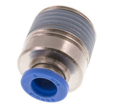 8mm x R1/2'' Push-in Fitting with Male Threads Brass/PA 66 NBR Inner Hexagon [2 Pieces]
