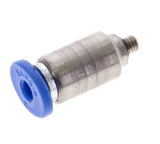 3mm x M 3 Push-in Fitting with Male Threads Brass/PA 66 NBR Inner Hexagon [2 Pieces]