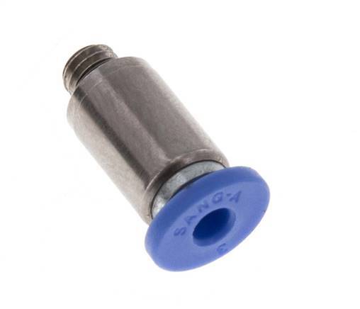 3mm x M 5 Push-in Fitting with Male Threads Brass/PA 66 NBR Inner Hexagon [5 Pieces]