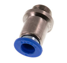 6mm x G1/8'' Push-in Fitting with Male Threads Brass/PA 66 NBR Inner Hexagon [5 Pieces]