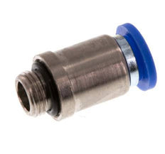 8mm x G1/8'' Push-in Fitting with Male Threads Brass/PA 66 NBR Inner Hexagon [5 Pieces]