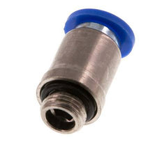 8mm x G1/8'' Push-in Fitting with Male Threads Brass/PA 66 NBR Inner Hexagon [5 Pieces]